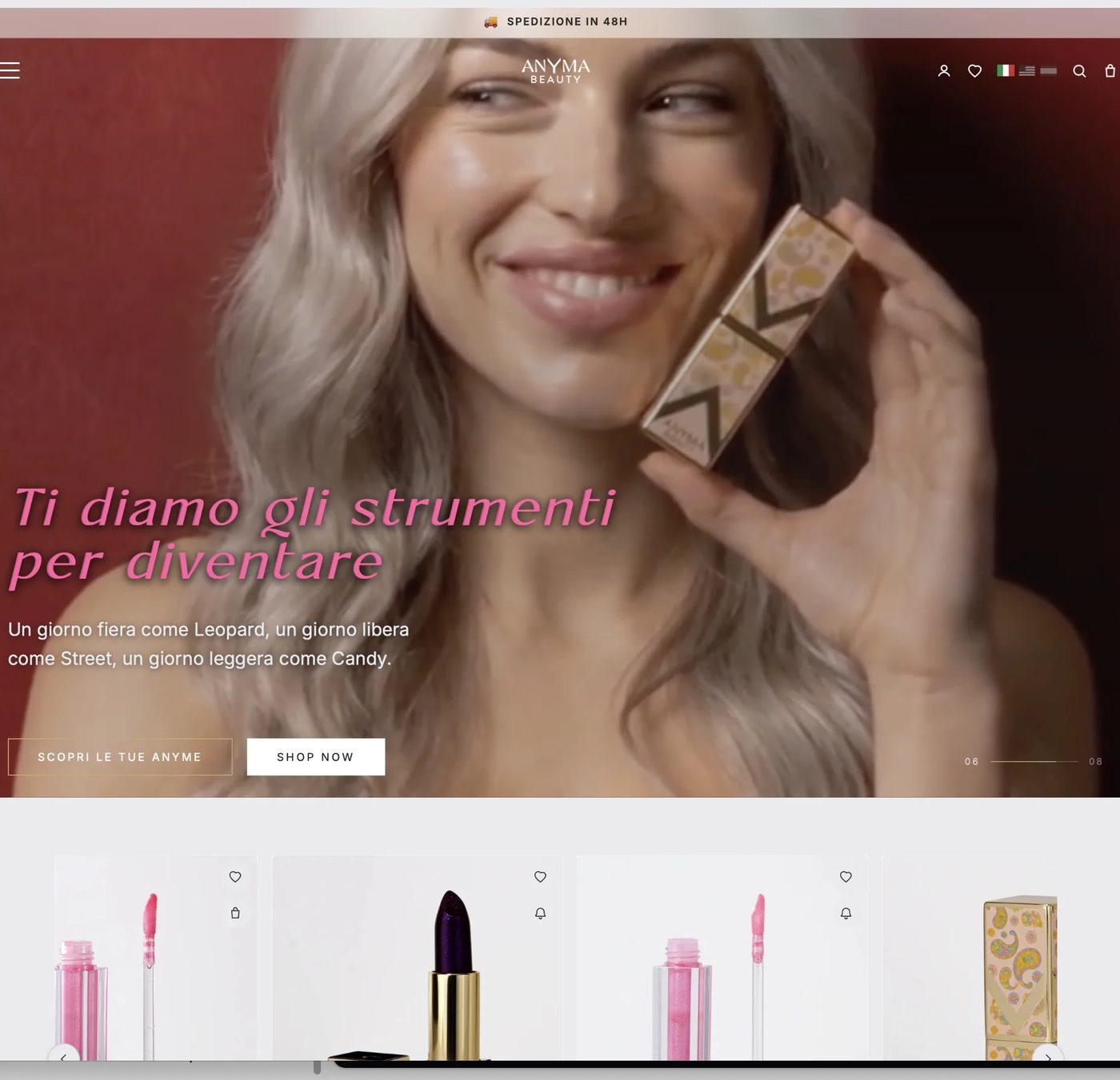 ANYMA Beauty — Storefront